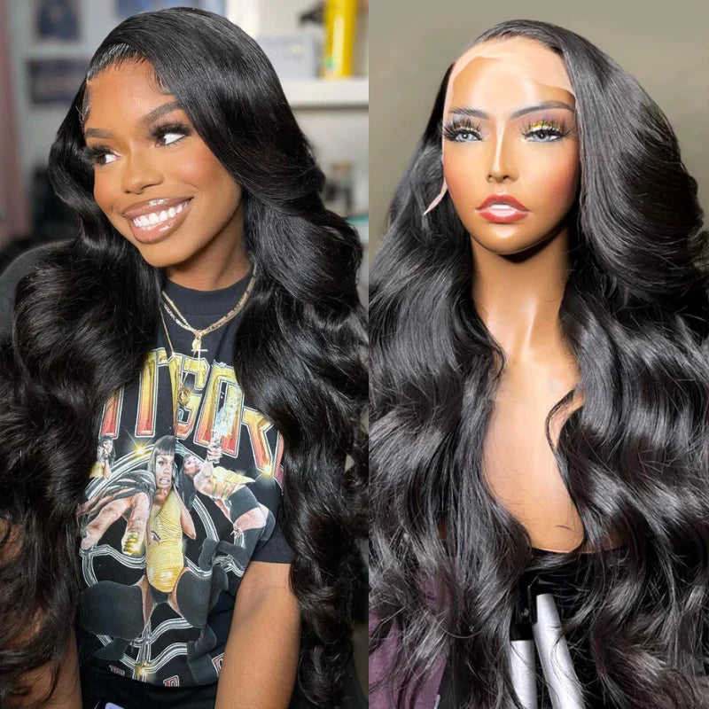 Brazilian Body Wave Hair 13x4/13x6 HD Transparent Lace Frontal Wig Pre Plucked Hairline Best Human Hair Wig