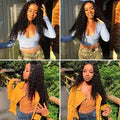 KPZ Hair Deep Wave 3 Bundles With 13x4 Lace Frontal Virgin Humam Hair