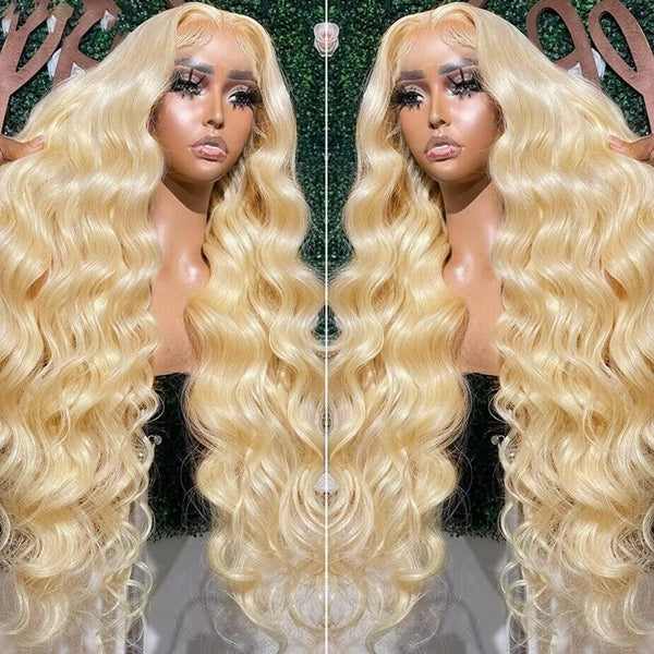 40 Inch Blonde Glueless Body Wave Human Hair Wigs 13x4 HD Transparent 613 Lace Front Wigs
40 Inch Blonde Glueless Body Wave Human Hair Wigs 13x4 HD Transparent 613 Lace